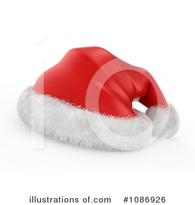 Royalty-Free (RF) Santa Hat Clipart Illustration by BNP Design Studio - Stock Sample #1086926