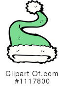 Santa Hat Clipart #1117800 by lineartestpilot