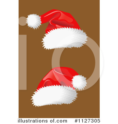 Royalty-Free (RF) Santa Hat Clipart Illustration by Vector Tradition SM - Stock Sample #1127305