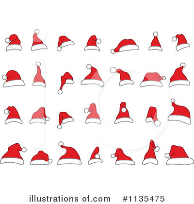 Royalty-Free (RF) Santa Hat Clipart Illustration by yayayoyo - Stock Sample #1135475