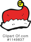 Santa Hat Clipart #1149837 by lineartestpilot