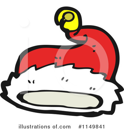 Christmas Hat Clipart #1149841 by lineartestpilot