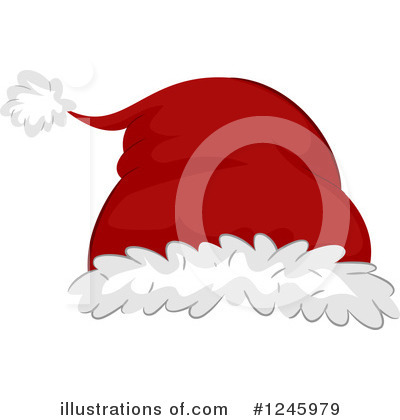 Royalty-Free (RF) Santa Hat Clipart Illustration by BNP Design Studio - Stock Sample #1245979