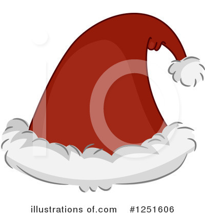 Royalty-Free (RF) Santa Hat Clipart Illustration by BNP Design Studio - Stock Sample #1251606