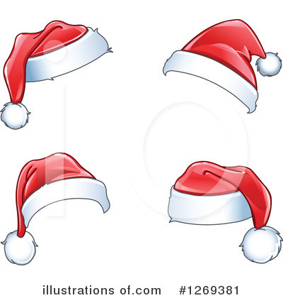 Royalty-Free (RF) Santa Hat Clipart Illustration by yayayoyo - Stock Sample #1269381