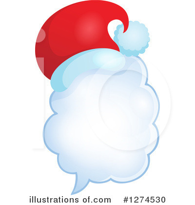 Royalty-Free (RF) Santa Hat Clipart Illustration by visekart - Stock Sample #1274530