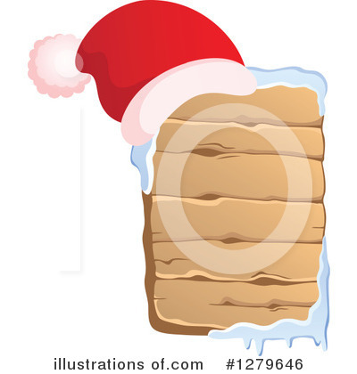 Royalty-Free (RF) Santa Hat Clipart Illustration by visekart - Stock Sample #1279646