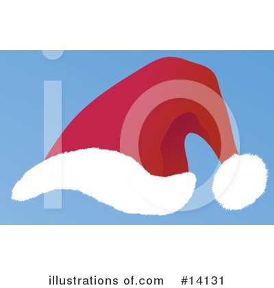 Royalty-Free (RF) Santa Hat Clipart Illustration by Rasmussen Images - Stock Sample #14131