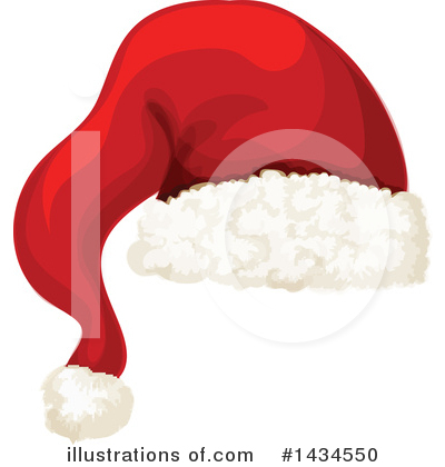 Royalty-Free (RF) Santa Hat Clipart Illustration by Vector Tradition SM - Stock Sample #1434550