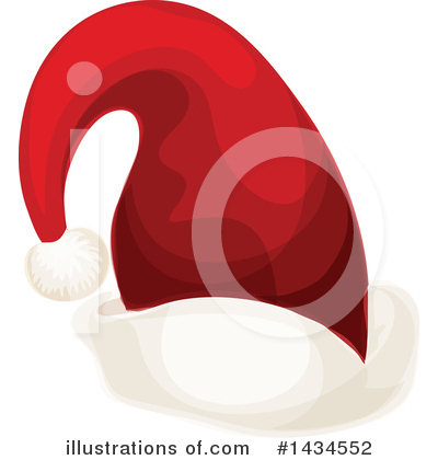 Royalty-Free (RF) Santa Hat Clipart Illustration by Vector Tradition SM - Stock Sample #1434552