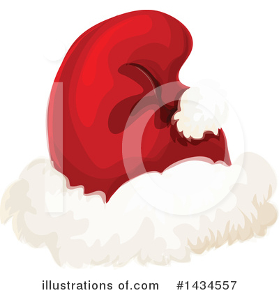 Royalty-Free (RF) Santa Hat Clipart Illustration by Vector Tradition SM - Stock Sample #1434557