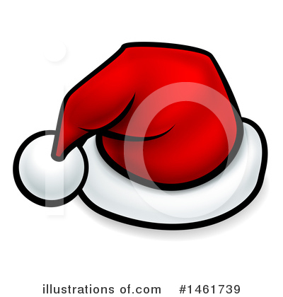 Royalty-Free (RF) Santa Hat Clipart Illustration by AtStockIllustration - Stock Sample #1461739