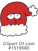 Santa Hat Clipart #1519580 by lineartestpilot