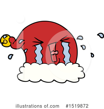 Royalty-Free (RF) Santa Hat Clipart Illustration by lineartestpilot - Stock Sample #1519872