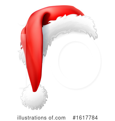 Royalty-Free (RF) Santa Hat Clipart Illustration by AtStockIllustration - Stock Sample #1617784