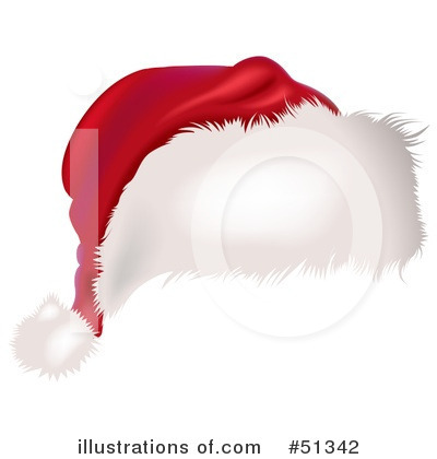 Royalty-Free (RF) Santa Hat Clipart Illustration by dero - Stock Sample #51342