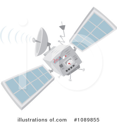 Royalty-Free (RF) Satellite Clipart Illustration by Alex Bannykh - Stock Sample #1089855