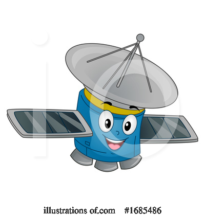 Royalty-Free (RF) Satellite Clipart Illustration by BNP Design Studio - Stock Sample #1685486