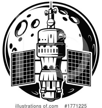 Royalty-Free (RF) Satellite Clipart Illustration by Vector Tradition SM - Stock Sample #1771225