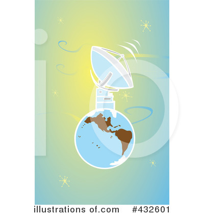 Royalty-Free (RF) Satellite Clipart Illustration by xunantunich - Stock Sample #432601
