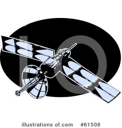 Royalty-Free (RF) Satellite Clipart Illustration by r formidable - Stock Sample #61508