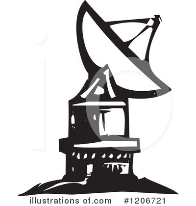 Royalty-Free (RF) Satellite Dish Clipart Illustration by xunantunich - Stock Sample #1206721