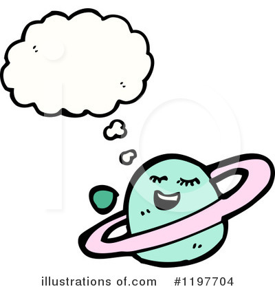 Royalty-Free (RF) Saturn Clipart Illustration by lineartestpilot - Stock Sample #1197704