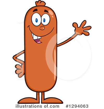 Sausage Clipart #1294063 by Hit Toon