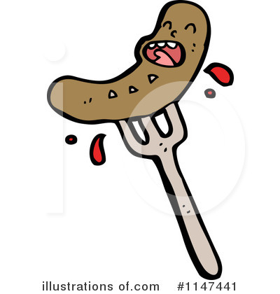 Bratwurst Clipart #1147441 by lineartestpilot