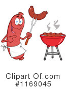 Sausage Clipart #1169045 by Hit Toon