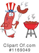 Sausage Clipart #1169049 by Hit Toon