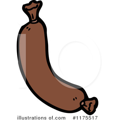 Royalty-Free (RF) Sausage Clipart Illustration by lineartestpilot - Stock Sample #1175517