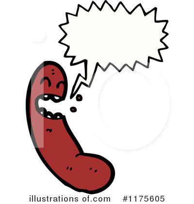 Royalty-Free (RF) Sausage Clipart Illustration by lineartestpilot - Stock Sample #1175605