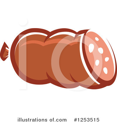 Royalty-Free (RF) Sausage Clipart Illustration by Vector Tradition SM - Stock Sample #1253515