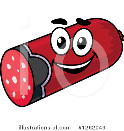 Royalty-Free (RF) Sausage Clipart Illustration by Vector Tradition SM - Stock Sample #1262049