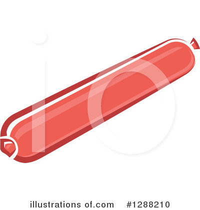 Royalty-Free (RF) Sausage Clipart Illustration by Vector Tradition SM - Stock Sample #1288210