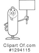 Sausage Clipart #1294115 by Hit Toon