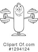 Sausage Clipart #1294124 by Hit Toon