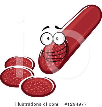 Royalty-Free (RF) Sausage Clipart Illustration by Vector Tradition SM - Stock Sample #1294977
