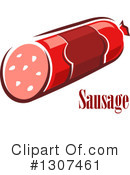 Sausage Clipart #1307461 by Vector Tradition SM
