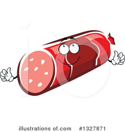 Royalty-Free (RF) Sausage Clipart Illustration by Vector Tradition SM - Stock Sample #1327871