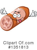 Sausage Clipart #1351813 by Vector Tradition SM