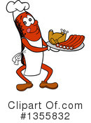 Sausage Clipart #1355832 by LaffToon