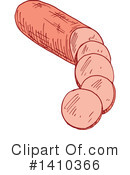 Sausage Clipart #1410366 by Vector Tradition SM