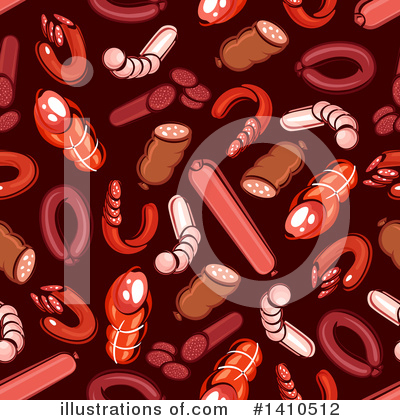Royalty-Free (RF) Sausage Clipart Illustration by Vector Tradition SM - Stock Sample #1410512