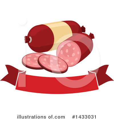 Royalty-Free (RF) Sausage Clipart Illustration by Vector Tradition SM - Stock Sample #1433031