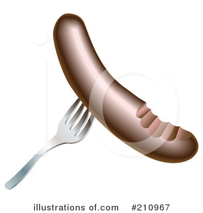 Royalty-Free (RF) Sausage Clipart Illustration by AtStockIllustration - Stock Sample #210967