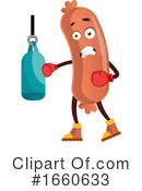 Sausage Mascot Clipart #1660633 by Morphart Creations