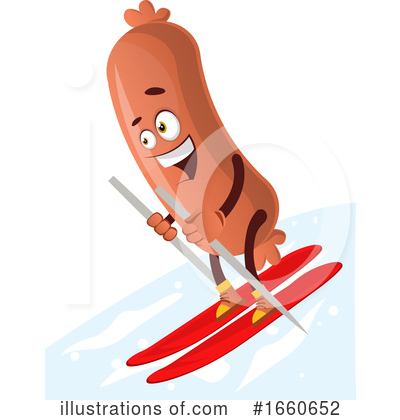 Sausage Mascot Clipart #1660652 by Morphart Creations