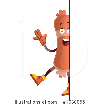 Sausage Mascot Clipart #1660655 by Morphart Creations